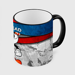 Кружка цветная Cuphead Красная чашечка