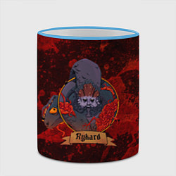 Кружка 3D Elden Ring Rykard Рихард, цвет: 3D-небесно-голубой кант — фото 2