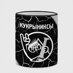 Кружка 3D Кукрыниксы - КОТ - Краски, цвет: 3D-черный кант — фото 2