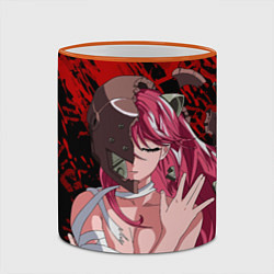 Кружка 3D Elfen Lied 3D, цвет: 3D-оранжевый кант — фото 2