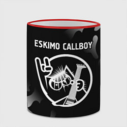 Кружка 3D Eskimo Callboy - КОТ - Камуфляж, цвет: 3D-красный кант — фото 2