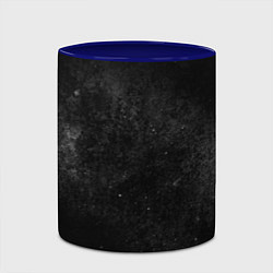 Кружка 3D Черный космос black space, цвет: 3D-белый + синий — фото 2