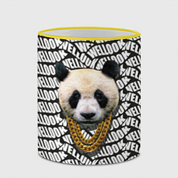 Кружка 3D Panda Look, цвет: 3D-желтый кант — фото 2