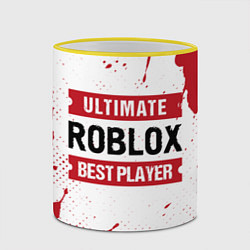 Кружка 3D Roblox Ultimate, цвет: 3D-желтый кант — фото 2