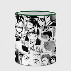 Кружка 3D Durarara pattern, цвет: 3D-зеленый кант — фото 2