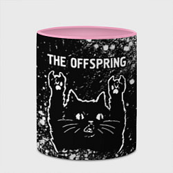 Кружка 3D The Offspring Rock Cat, цвет: 3D-белый + розовый — фото 2