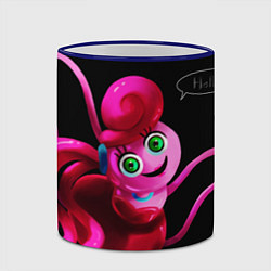 Кружка 3D POPPY PLAYTIME - Mommy long legs Мама длинные ноги, цвет: 3D-синий кант — фото 2