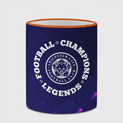 Кружка 3D Leicester City Легенды Чемпионы, цвет: 3D-оранжевый кант — фото 2