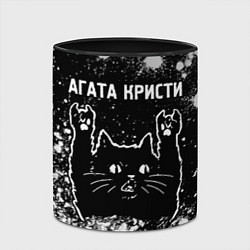 Кружка 3D Агата Кристи Rock Cat FS, цвет: 3D-белый + черный — фото 2