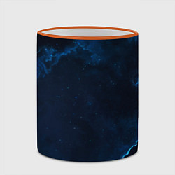 Кружка 3D Звездные облака, цвет: 3D-оранжевый кант — фото 2