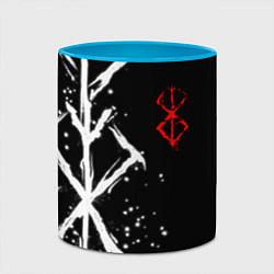 Кружка 3D БЕРСЕРК - КЛЕЙМО ЖЕРТВЫ, цвет: 3D-белый + небесно-голубой — фото 2