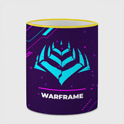 Кружка 3D Warframe Gaming Neon, цвет: 3D-желтый кант — фото 2
