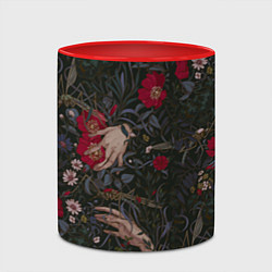 Кружка 3D Ботаника, цвет: 3D-белый + красный — фото 2