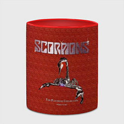 Кружка 3D The Platinum Collection - Scorpions, цвет: 3D-белый + красный — фото 2