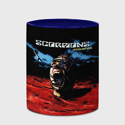 Кружка 3D Acoustica - Scorpions, цвет: 3D-белый + синий — фото 2