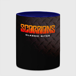 Кружка 3D Classic Bites - Scorpions, цвет: 3D-белый + синий — фото 2