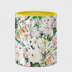 Кружка 3D Цветы Для Невесты, цвет: 3D-белый + желтый — фото 2