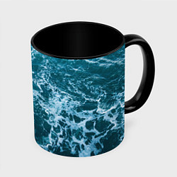 Кружка 3D Blue ocean, цвет: 3D-белый + черный