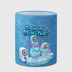 Кружка 3D My singing monsters ДИДЖ Deedge, цвет: 3D-небесно-голубой кант — фото 2
