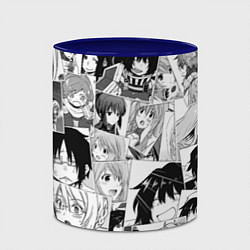 Кружка 3D Log Horizon pattern, цвет: 3D-белый + синий — фото 2