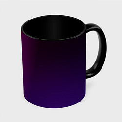 Кружка 3D VIOLET gradient, цвет: 3D-белый + черный