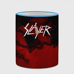 Кружка 3D World Painted Blood - Slayer, цвет: 3D-небесно-голубой кант — фото 2