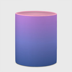 Кружка 3D PINK-BLUE GRADIENT ГРАДИЕНТ, цвет: 3D-белый + розовый — фото 2