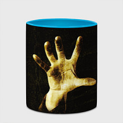 Кружка 3D System of a Down дебютный альбом, цвет: 3D-белый + небесно-голубой — фото 2