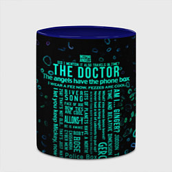 Кружка 3D Tardis Doctor Who Memories, цвет: 3D-белый + синий — фото 2