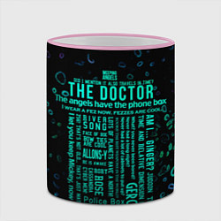 Кружка 3D Tardis Doctor Who Memories, цвет: 3D-розовый кант — фото 2