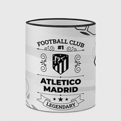 Кружка 3D Atletico Madrid Football Club Number 1 Legendary, цвет: 3D-черный кант — фото 2