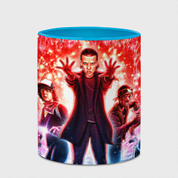 Кружка 3D Stranger Things Странные Дела, цвет: 3D-белый + небесно-голубой — фото 2