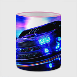 Кружка 3D Додж Челленджер, цвет: 3D-розовый кант — фото 2