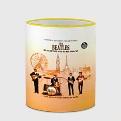Кружка 3D The Beatles Blackpool And Paris 1964-65, цвет: 3D-желтый кант — фото 2