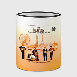 Кружка 3D The Beatles Blackpool And Paris 1964-65, цвет: 3D-черный кант — фото 2