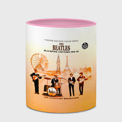 Кружка 3D The Beatles Blackpool And Paris 1964-65, цвет: 3D-белый + розовый — фото 2