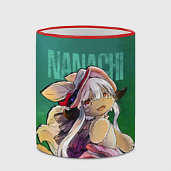 Кружка 3D Made in Abyss аниме Наначи, цвет: 3D-красный кант — фото 2