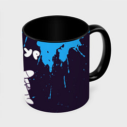 Кружка 3D Тимур космонавт даб, цвет: 3D-белый + черный