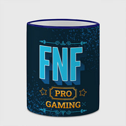 Кружка 3D Игра FNF: pro gaming, цвет: 3D-синий кант — фото 2