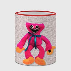 Кружка 3D Киси Миси объёмная игрушка - Kissy Missy, цвет: 3D-красный кант — фото 2