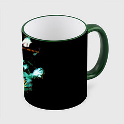 Кружка 3D Disintegration - The Cure, цвет: 3D-зеленый кант