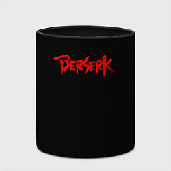 Кружка 3D Берсерк Красная Надпись Аниме, цвет: 3D-белый + черный — фото 2
