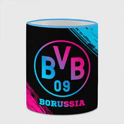 Кружка 3D Borussia - neon gradient, цвет: 3D-небесно-голубой кант — фото 2