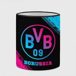 Кружка 3D Borussia - neon gradient, цвет: 3D-черный кант — фото 2
