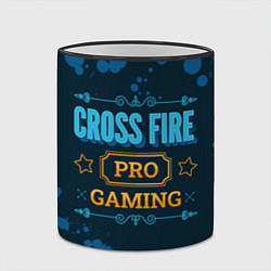 Кружка 3D Игра Cross Fire: pro gaming, цвет: 3D-черный кант — фото 2