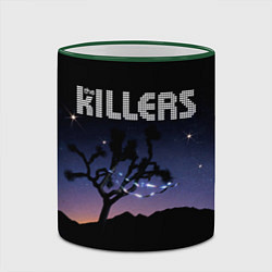 Кружка 3D Dont Waste Your Wishes - The Killers, цвет: 3D-зеленый кант — фото 2