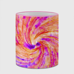 Кружка 3D Color swirls, цвет: 3D-розовый кант — фото 2