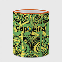 Кружка 3D Capoeira pattern, цвет: 3D-оранжевый кант — фото 2