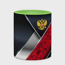 Кружка 3D Red & black Russia, цвет: 3D-белый + светло-зеленый — фото 2
