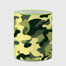 Кружка 3D Камуфляж милитари, цвет: 3D-светло-зеленый кант — фото 2